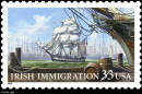 Irish immigration stamp